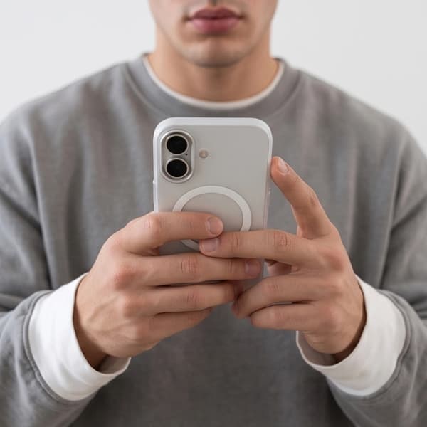 Tech-Protect Mobilcover Til iPhone 17 Magsafe Magzero - Mat Hvid