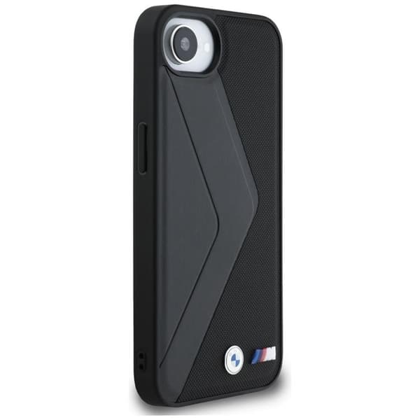 BMW telefontaske til iPhone 16e MagSafe overdimensionerede striber - sort