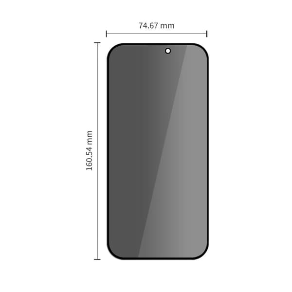 [2-Pack] Tech-Protect Härdat Glas Skärmskydd För iPhone 18 Pro Max Privacy