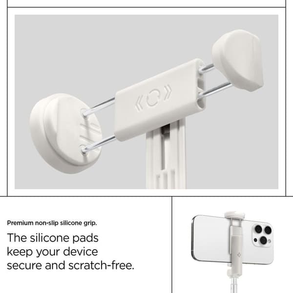 Spigen Selfie Stick Stativ Bluetooth S541W - Hvid