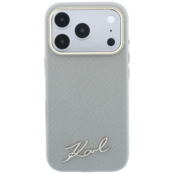 Karl Lagerfeld Mobilskal För iPhone 18 Pro/17 Pro Magsafe Saffiano Small Script