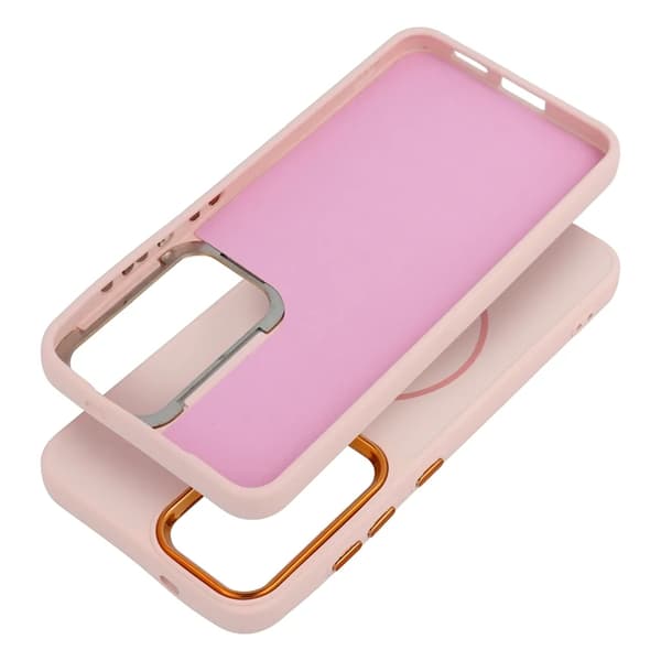 Mobilskal till Galaxy A36 Magsafe Frame - Puderrosa