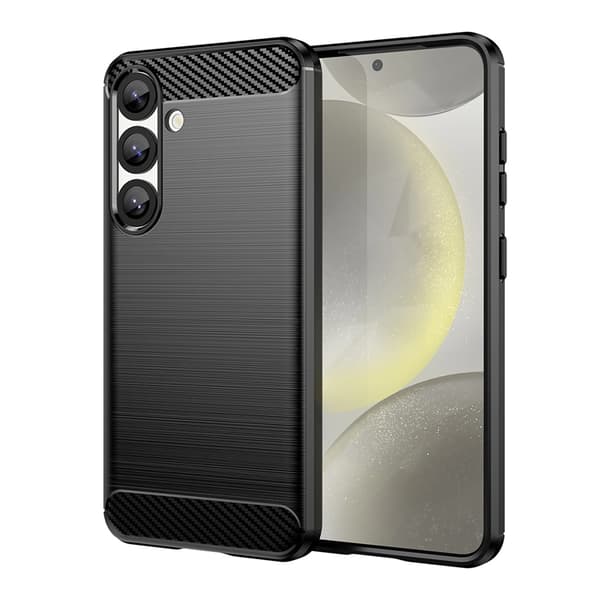 Telefontaske til Xiaomi Redmi Note 14 5G Carbon Silicone - Sort