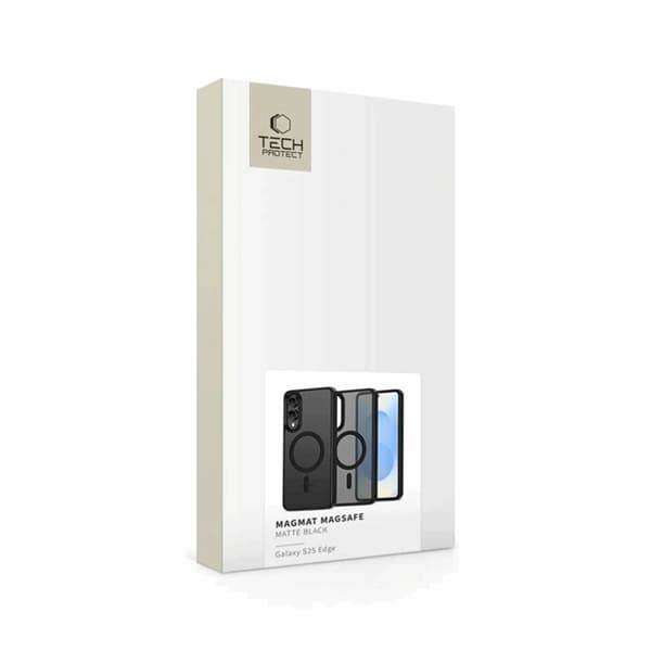 Tech-Protect Telefontaske til Galaxy S25 Edge Magsafe Magmat - Matt Sort