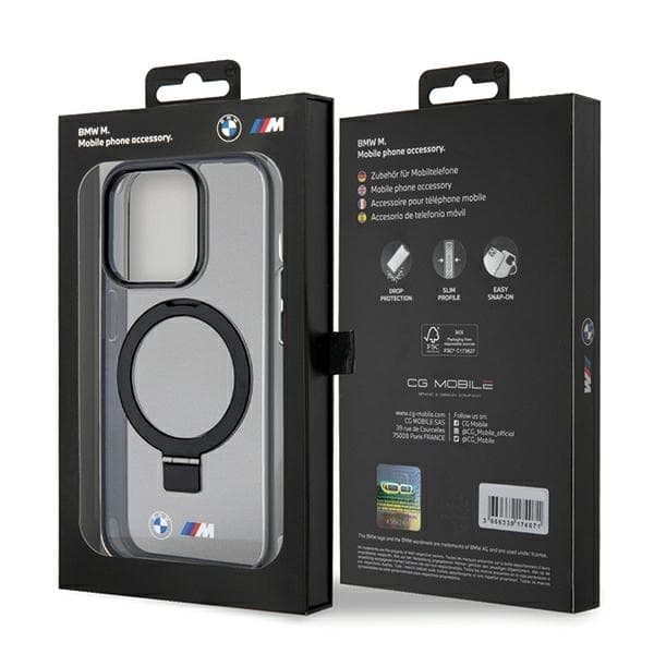 BMW telefontaske til iPhone 15 Pro MagSafe Ringstativ M Collection