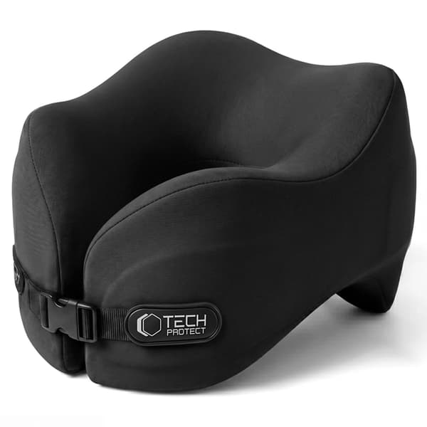 Tech-Protect ComfortRest Rejsepude til Nakken - Sort