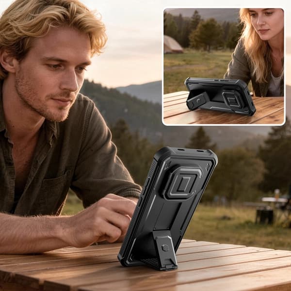 Tech-Protect Mobilskal För Xiaomi Redmi Note 15 Pro 5G Kevlar Cam Plus 2-Set
