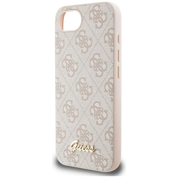 Guess Mobilskal till iPhone 16e MagSafe 4G Script Logo - Rosa