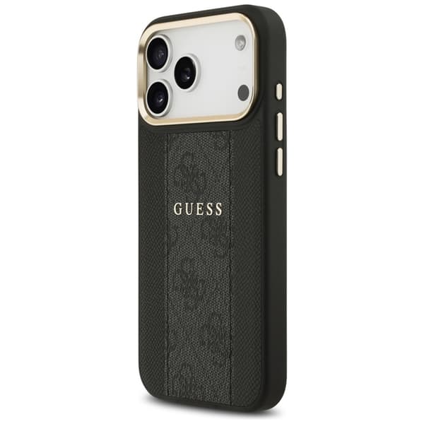 Guess-matkapuhelinkotelo iPhone 17 Pro Max Magsafe Stripe - Musta