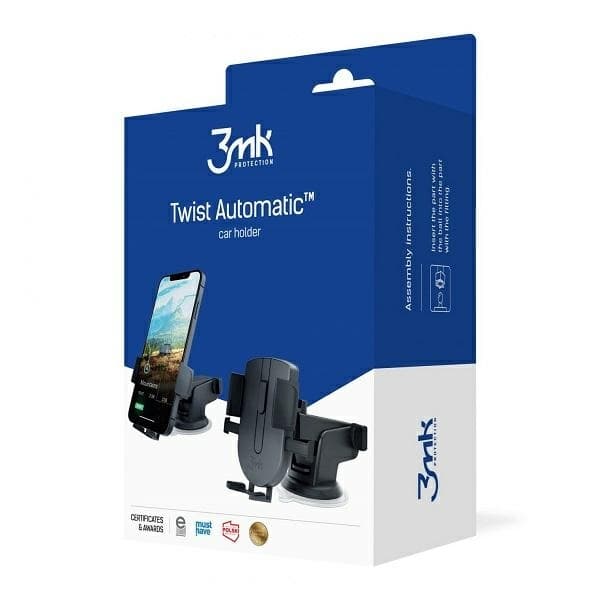 3MK Automatisk Bilholder Twist - Sort