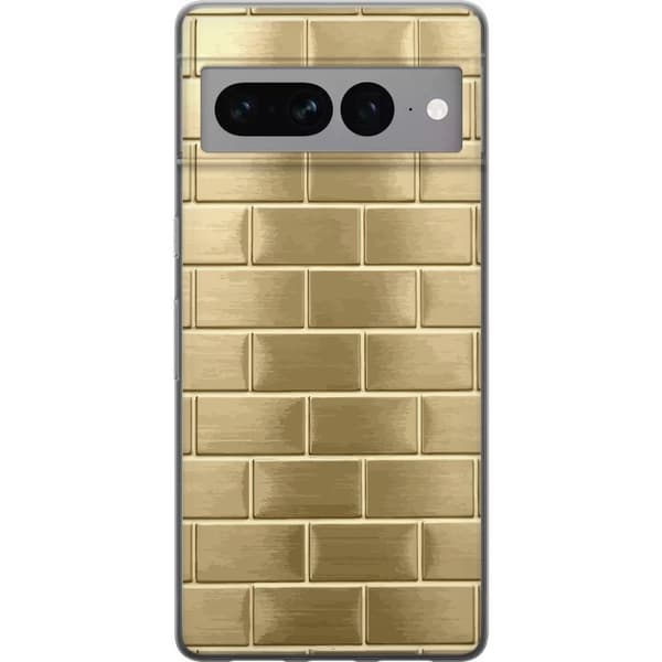 Mobilskal till Google Pixel 7 Pro med Gyllene Murstenar