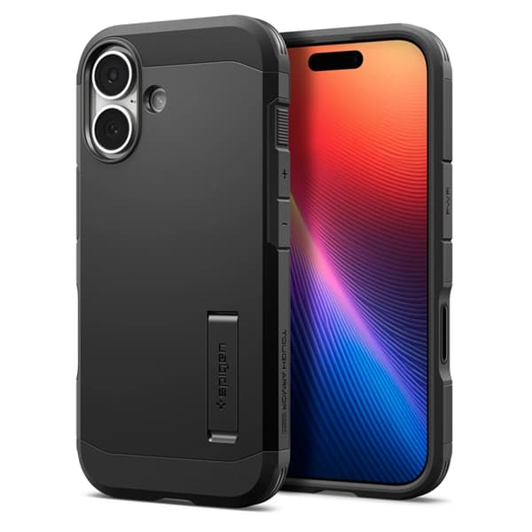 Spigen telefontaske til iPhone 17 Magsafe Tough Armor - Sort