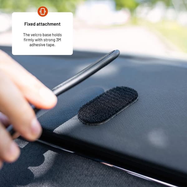 FIXED MagFloppy Telefonhållare för Dashboard Svart