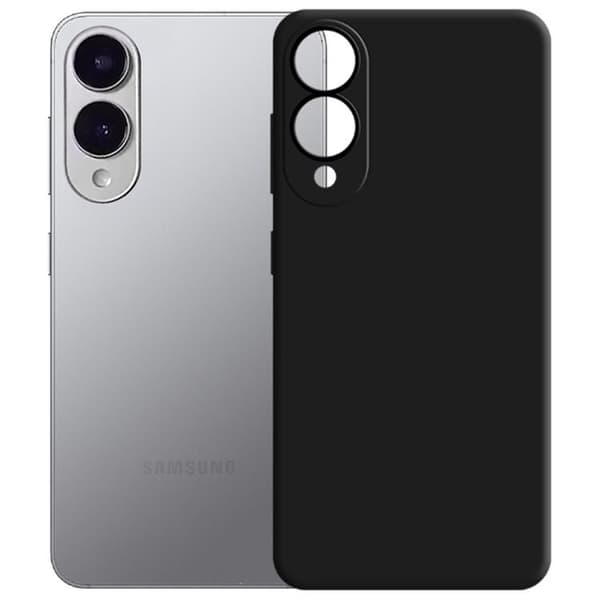 3MK Telefontaske til Galaxy S25 Edge Silikone - Sort