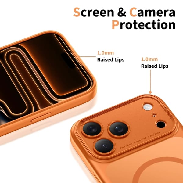 Tech-Protect Mobilskal till iPhone 17 Pro Max Magsafe Peak - Cosmic Orange
