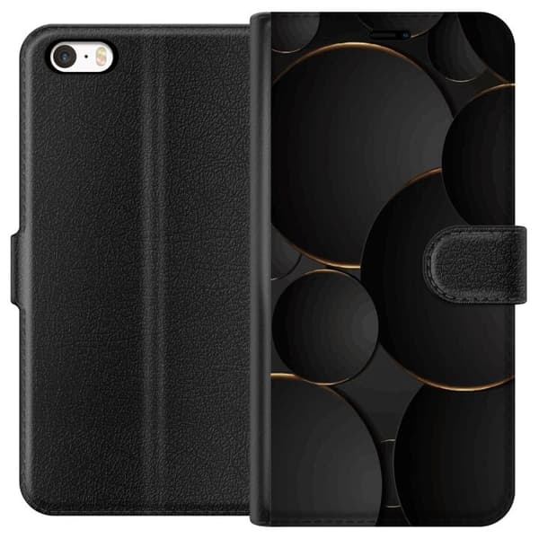 Plånboksfodral till Apple iPhone SE (2016) med Lyxig Cirklar