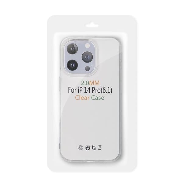 iPhone 12 Pro Max Skal 2mm (Kameraskydd) - Clear