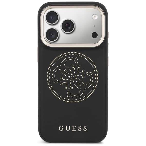 Guess Mobilcover Til iPhone 17 Pro Max MagSafe Perforated 4G - Sort