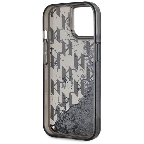 Karl Lagerfeld iPhone 15 Taske MagSafe Glitter Monogram Gradient