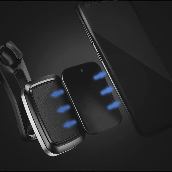 Badge til magnet Mobiltelefonholder Sort