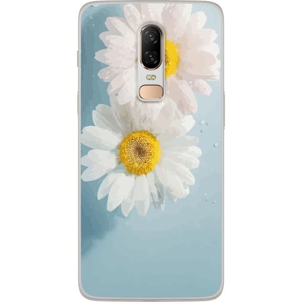 Taske til OnePlus 6 med sommerblomster