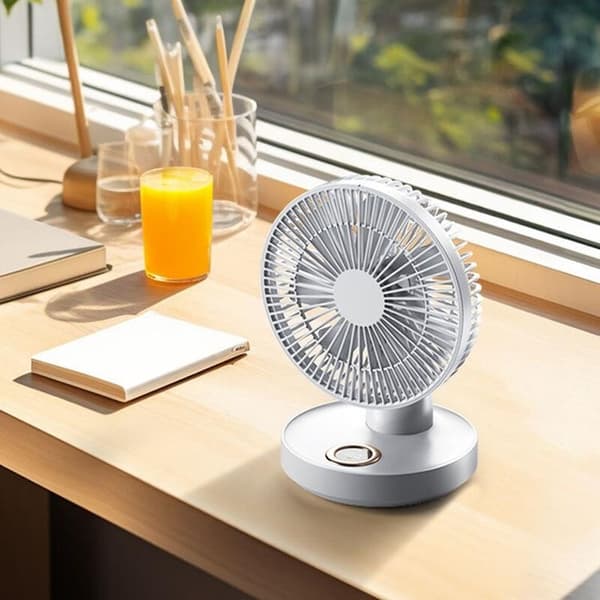 Skrivebordsventilator LLD-F77 - Beige