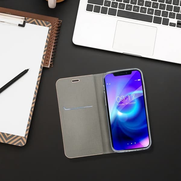 Xiaomi Redmi Note 14 4G Plånboksfodral Luna Guld - Silver