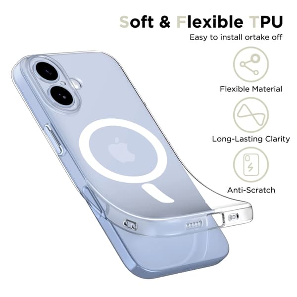 Tech-Protect Telefontaske til iPhone 17 Magsafe Flexair - Klar