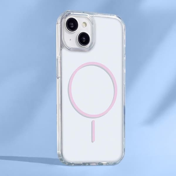 Mobilskal till iPhone 16e Magsafe Anti Shock Thin - Rosa