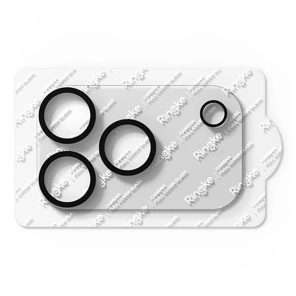 [2-Pack] Ringke kameraomslag hærdet glas til iPhone 17 Pro - sort