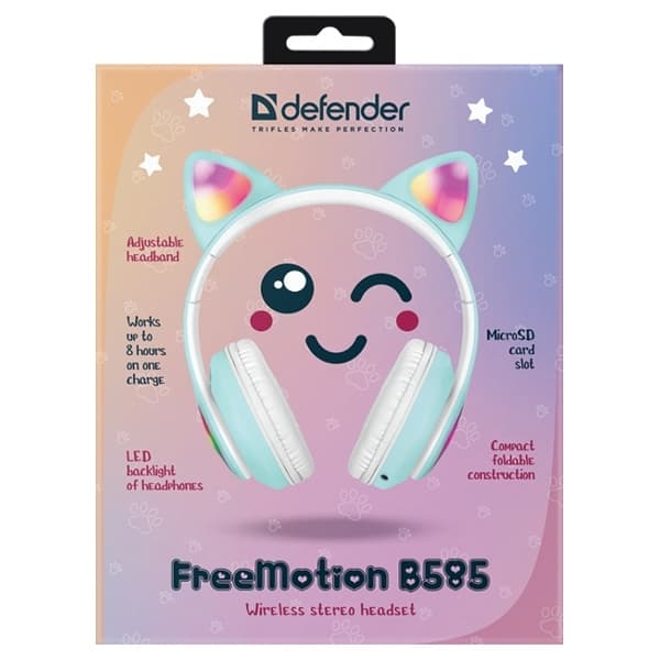 Defender Over-Ear Hörlurar Bluetooth Freemotion B585