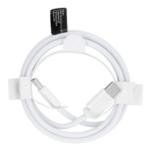 USB-C–USB-C-kaapeli 1m 30W HD26 – Valkoinen