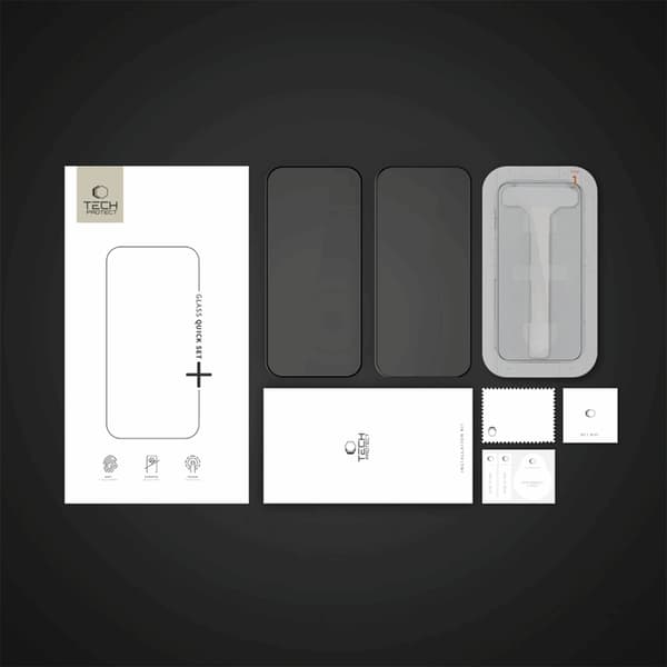 Tech-Protect [2-Pack] iPhone 16 Pro Härdat Glas Skärmskydd Quick