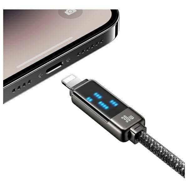 USAMS USB-C til Lightning 30W 1.2m Meteorkabel (US-SJ743) - Sølv