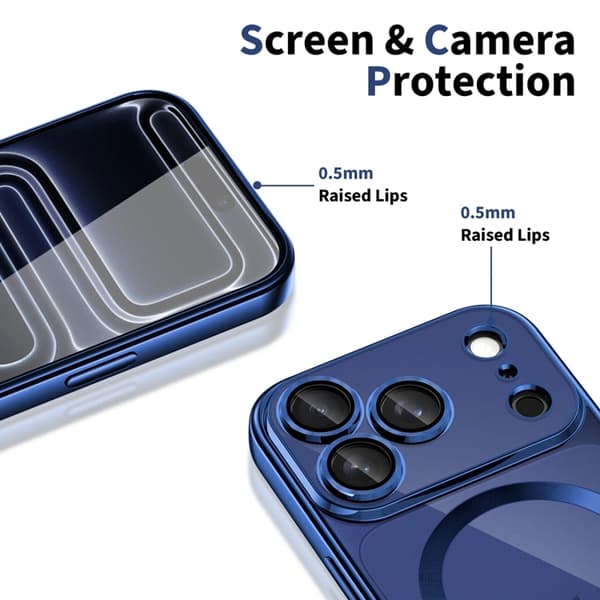 Tech-Protect Mobilskal till iPhone 17 Pro Max Magsafe Flex - Mörkblå
