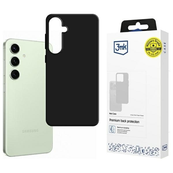3MK Telefontaske til Galaxy S24 FE MagSafe Matt - Sort