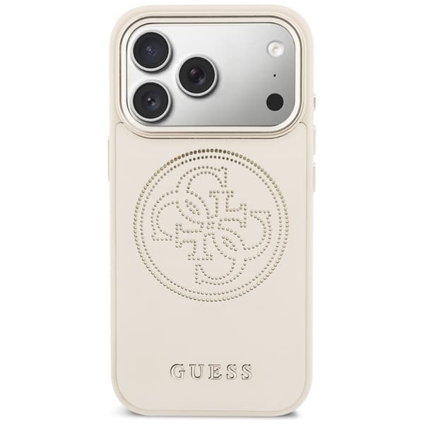 Guess Mobilskal För iPhone 17 Pro Max MagSafe  Perforated 4G - Beige