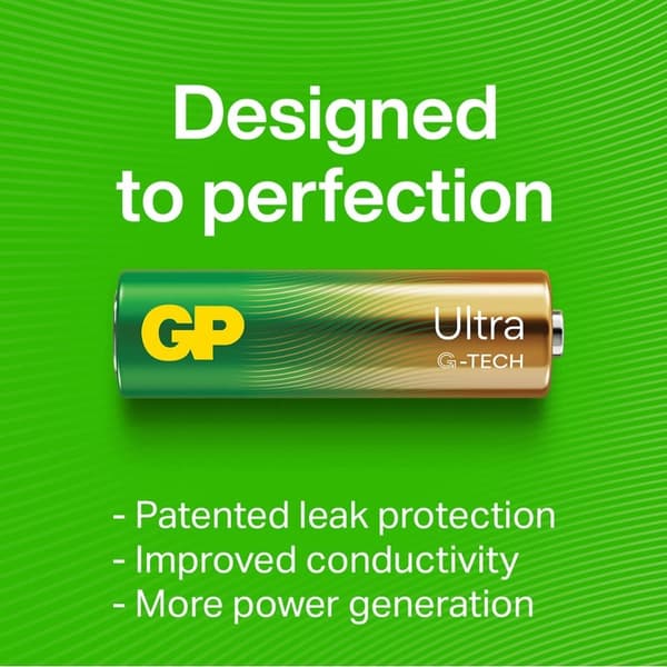 GP Batteri Ultra Alkaline 9V 1-Pack