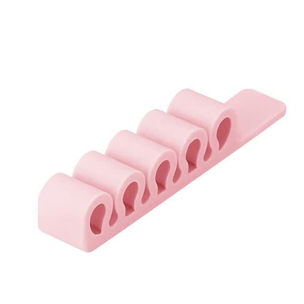 Silikon Hållare För Sladdar - Rosa