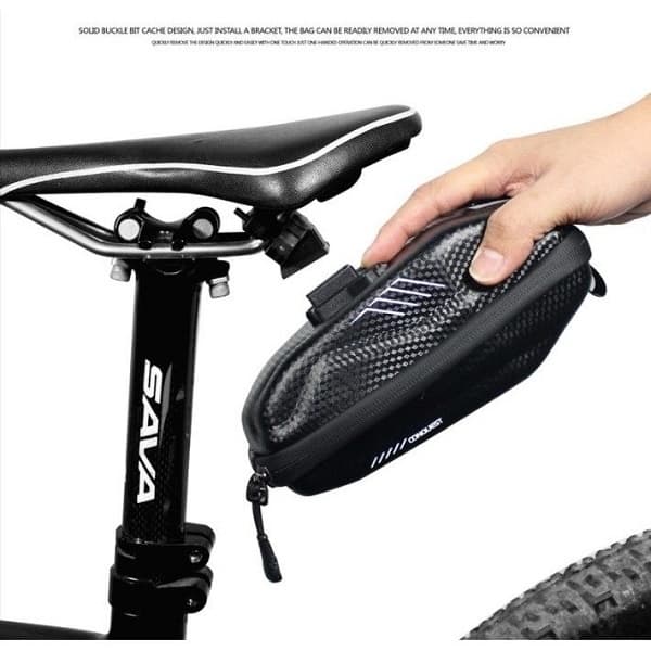 WILDMAN LES7 Cykeltaske Sadel - Sort