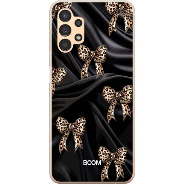 Telefontaske til Samsung Galaxy A13 med Leopard Bow