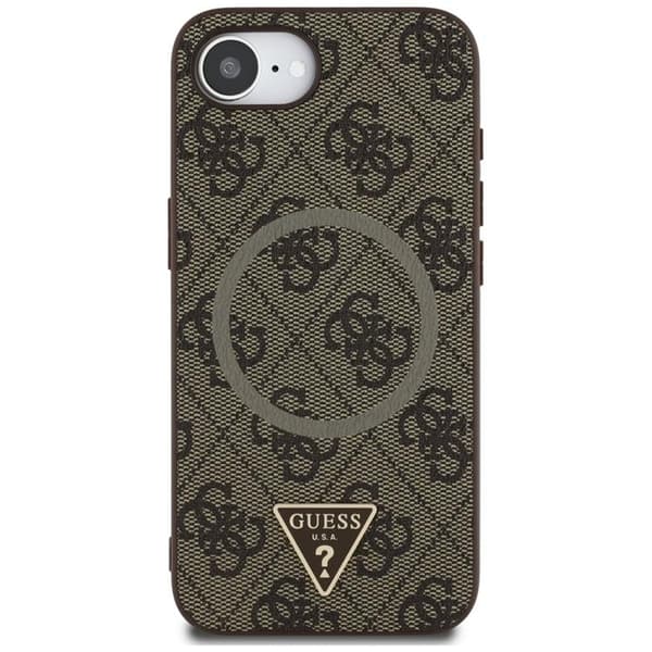 Guess Mobilskal till iPhone 16e MagSafe 4G Ring Triangle Logo