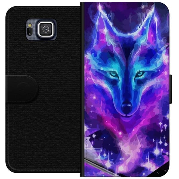 Pung Taske til Samsung Galaxy Alpha med Neon Wolf