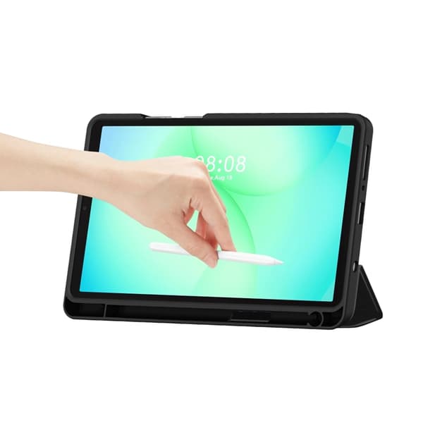 Tech-Protect Galaxy Tab A9 Plus -kotelo Canvas - Obsidian Black