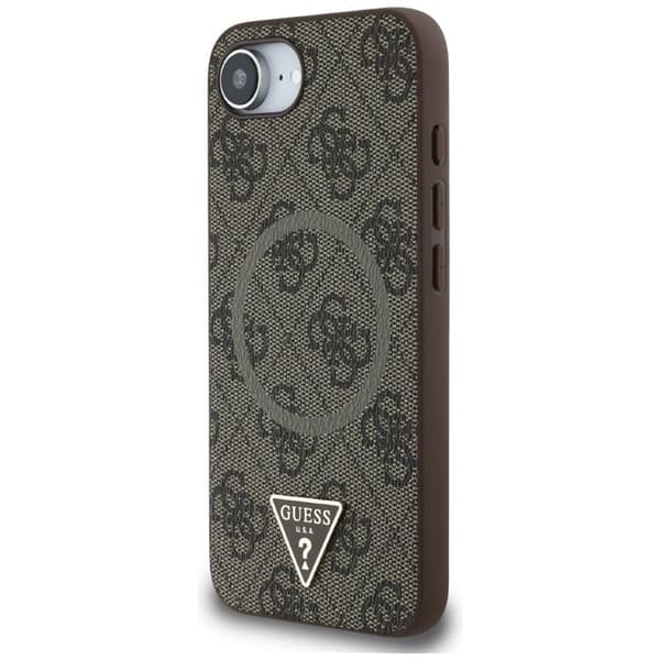 Guess Mobilskal till iPhone 16e MagSafe 4G Ring Triangle Logo
