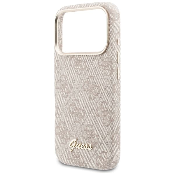 Guess  Mobilskal För iPhone 17 Pro Max MagSafe 4G Script - Rosa