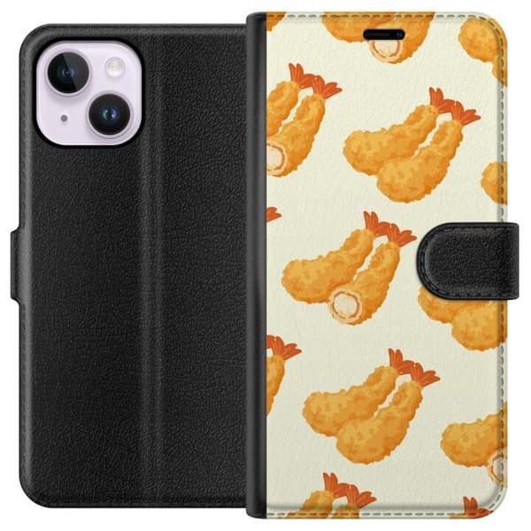 Apple iPhone 15 Plus tegnebogsetui med rejer