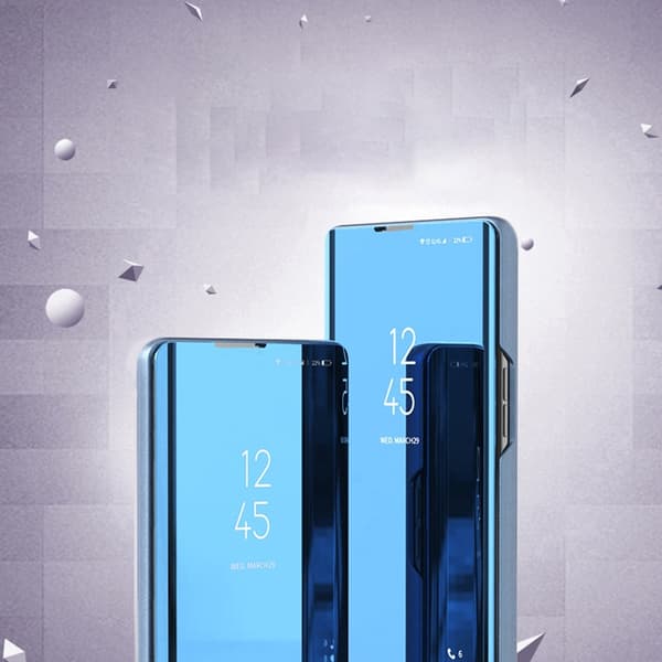 Galaxy A22 4G Mobilfodral Clear View - Rosa