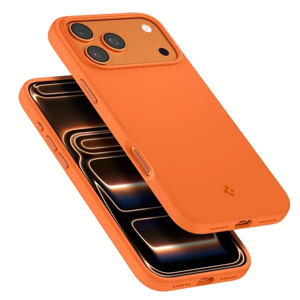 Spigen Mobilskal För iPhone 17 Pro Max Magsafe Silikon Fit - Orange