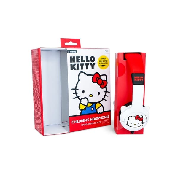 HELLOKITTY Hörlur Hello Kitty On-Ear 85db Trådbunden Med Öron